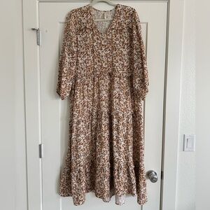 Rylee & Cru Women’s Floral Cotton Muslin Dress Medium